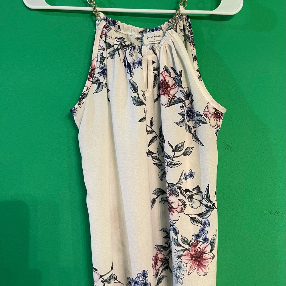 Women’s Floral Halter Top